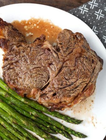 Air Fryer Rib Eye Steak