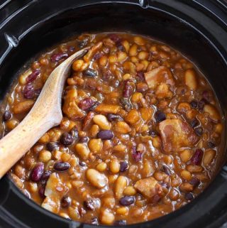 The Best Slow Cooker Baked Beans