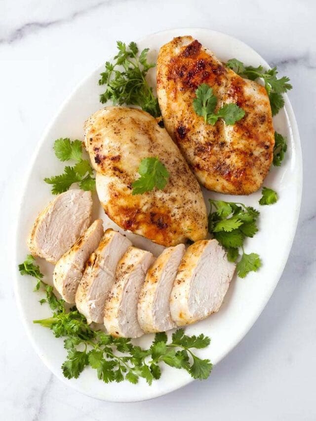How to Cook Chicken Breasts In the Air Fryer Story Simply Happy Foodie