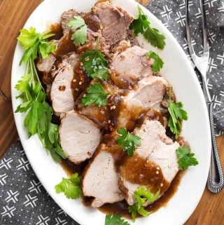 Instant Pot Balsamic Pork Loin Roast