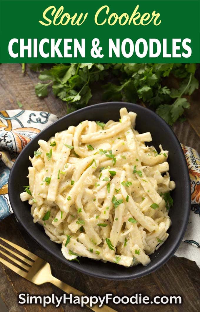 Slow Cooker Chicken and Noodles