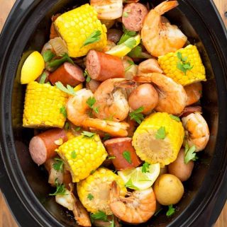 Slow Cooker Shrimp Boil