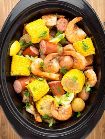 Slow Cooker Shrimp Boil