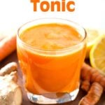 Fresh Turmeric Tonic in a glass