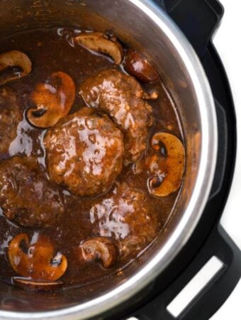 Salisbury Steaks in Pressure Cooker