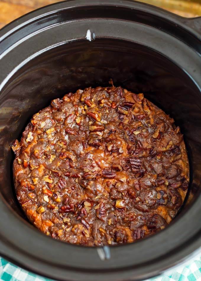 Creamy Sweet Potatoes in a slow cooker