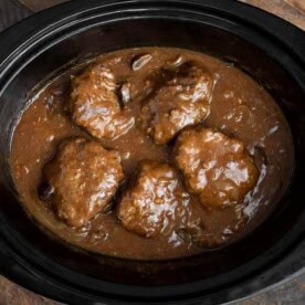 Salisbury Steak in Slow Cooker
