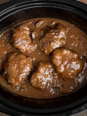 Salisbury Steak in Slow Cooker