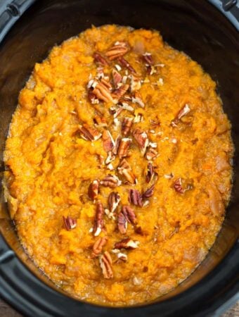 Sweet Potatoes and Apples in slow cooker