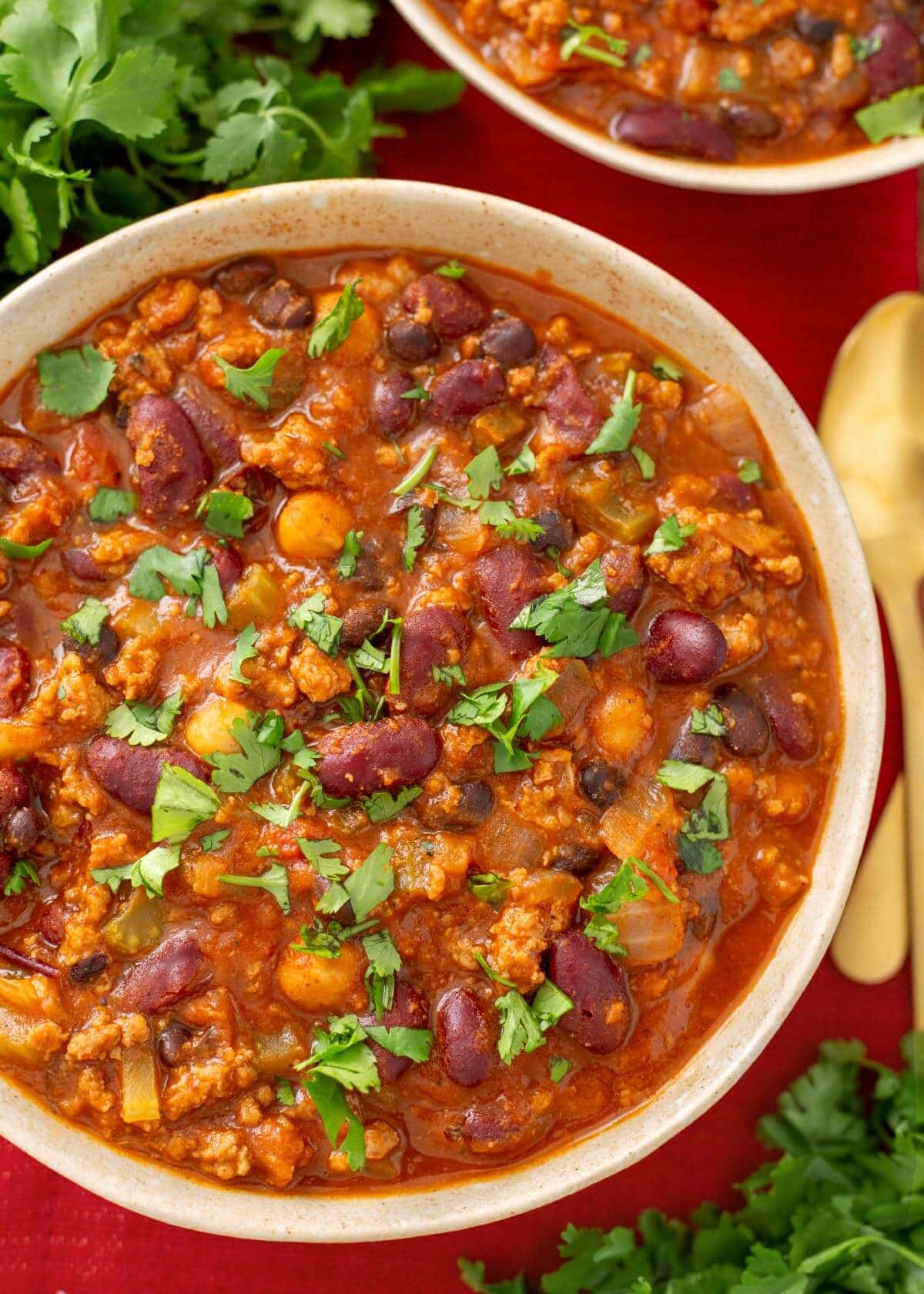 Slow Cooker Turkey Chili
