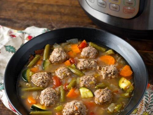 Instant Pot Albondigas Soup