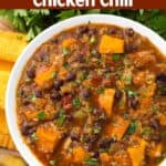 Instant Pot Sweet Potato Quinoa Chicken Chili