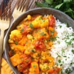 Instant Pot Red Curry Vegetables