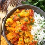 Instant Pot Red Curry Vegetables
