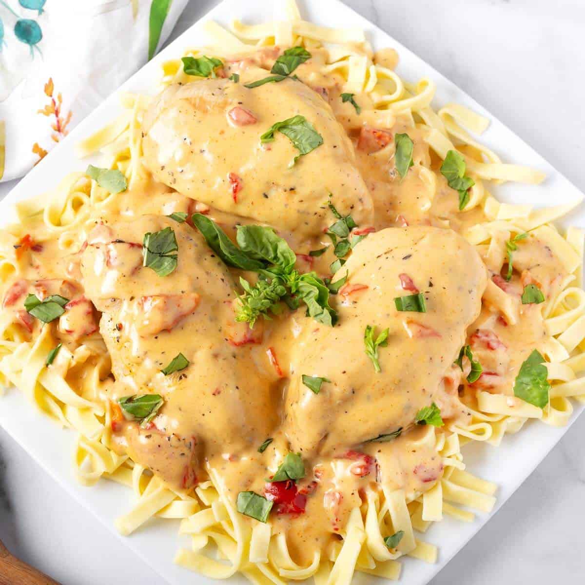 Instant Pot Creamy Cajun Chicken Breasts