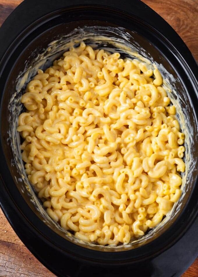 Mac and Cheese in the crock