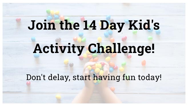 image for joining the 14 day kid's activity challenge