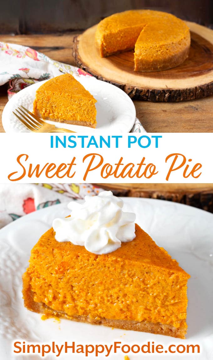 Instant Pot Sweet Potato Pie pin