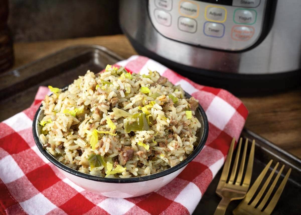 Instant Pot Dirty Rice Simply Happy Foodie