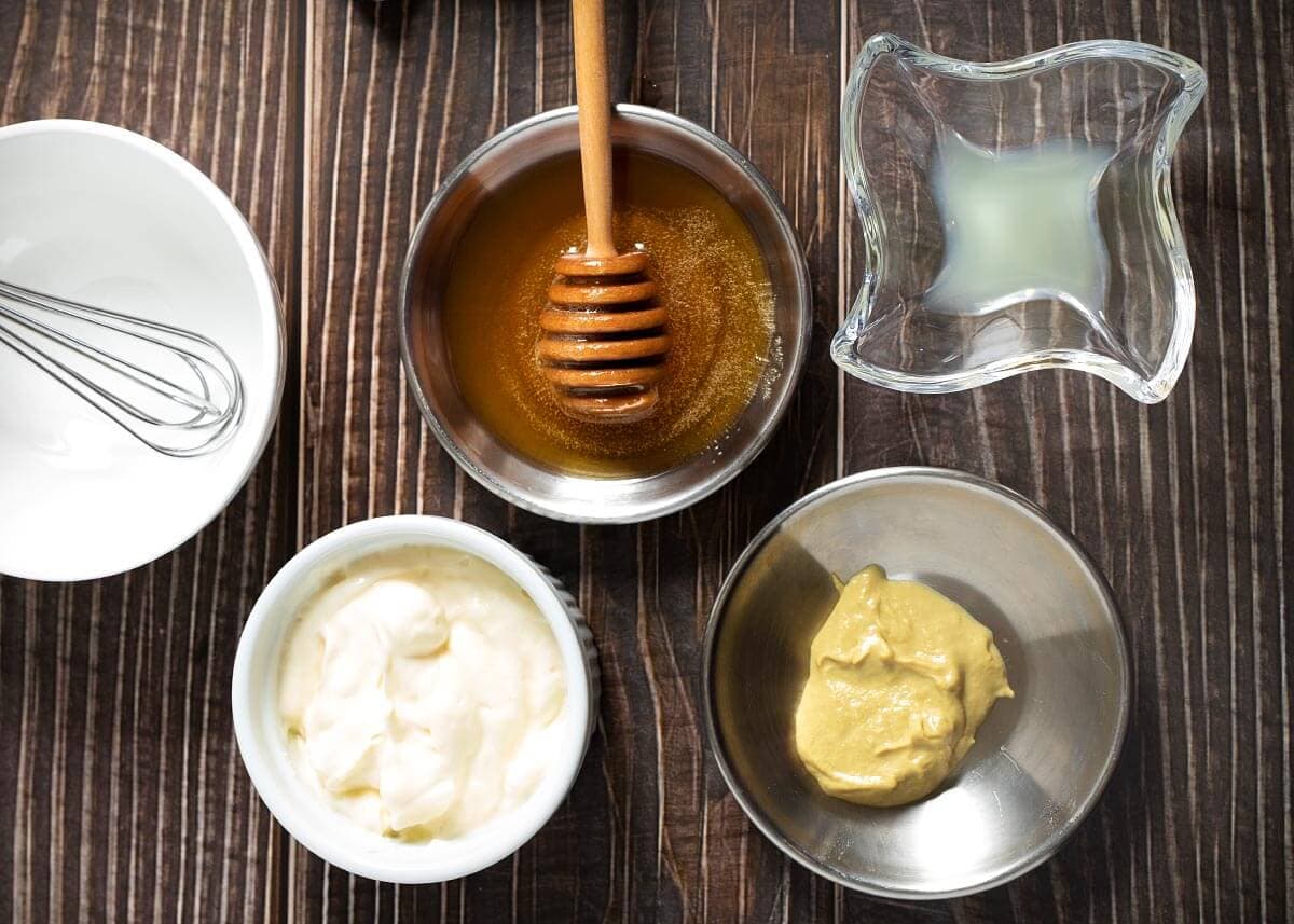 ingredients for aioli from above