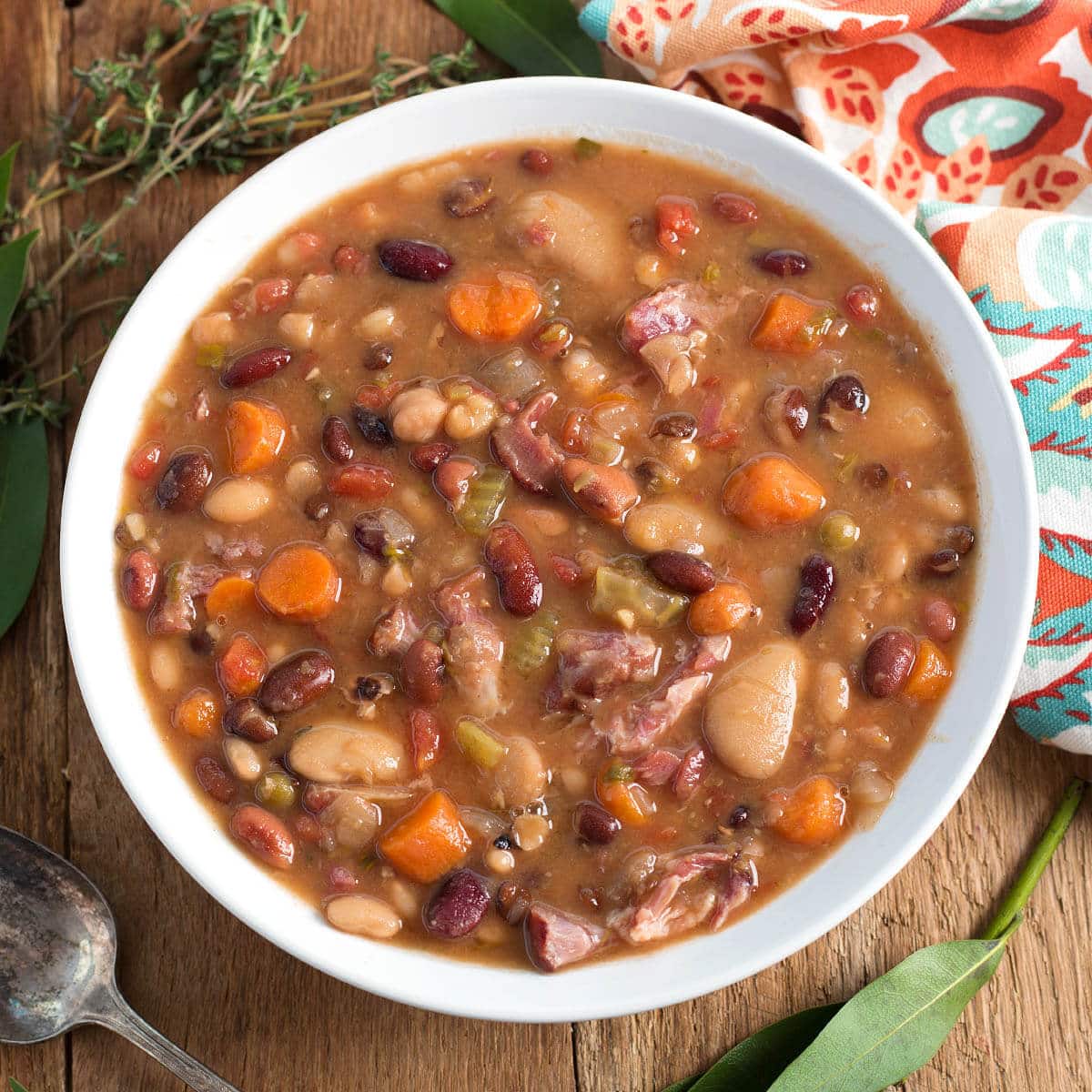 15 bean soup with yams vegan recipes