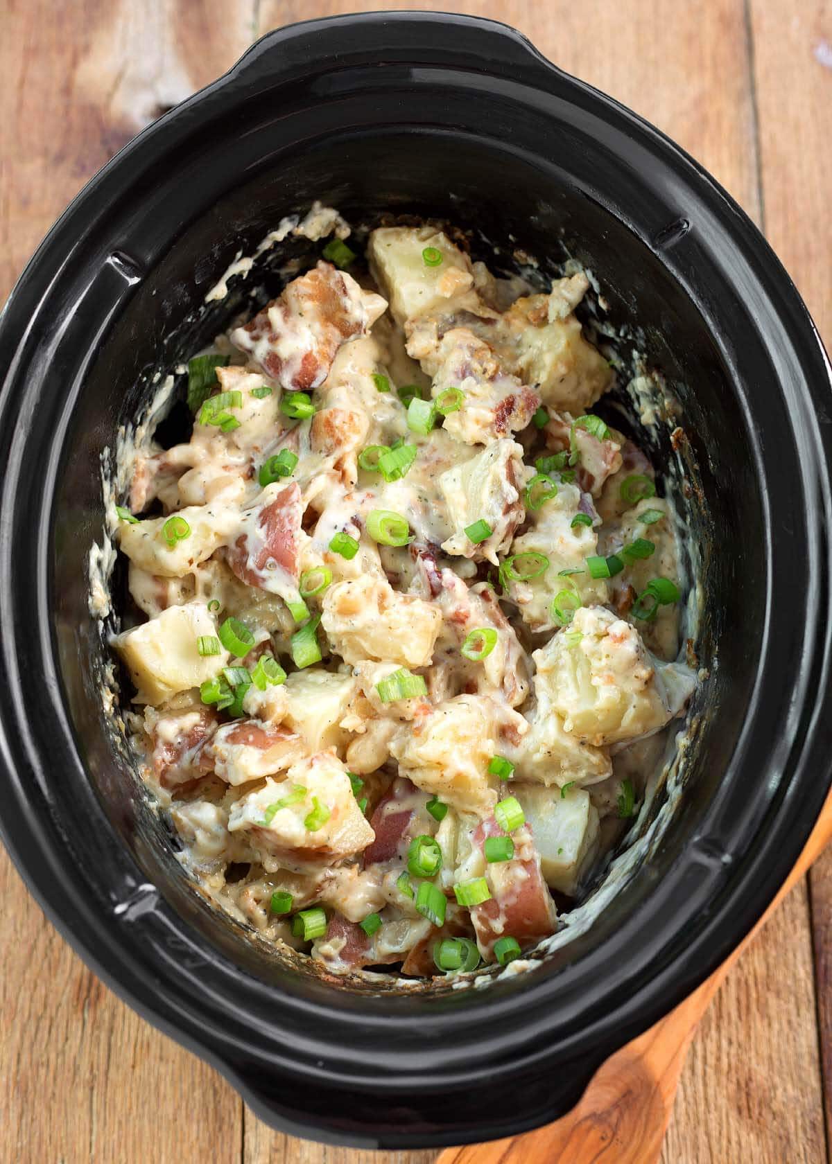 Slow Cooker Bacon Ranch Potatoes