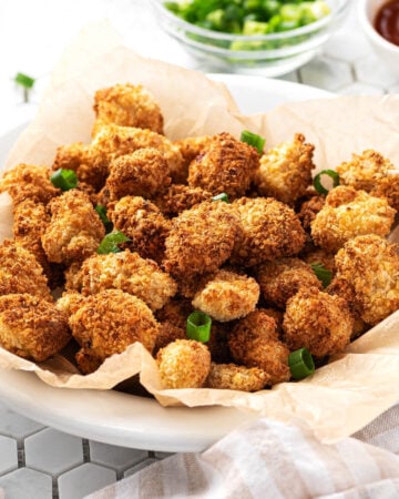 Popcorn Chicken in a bowl