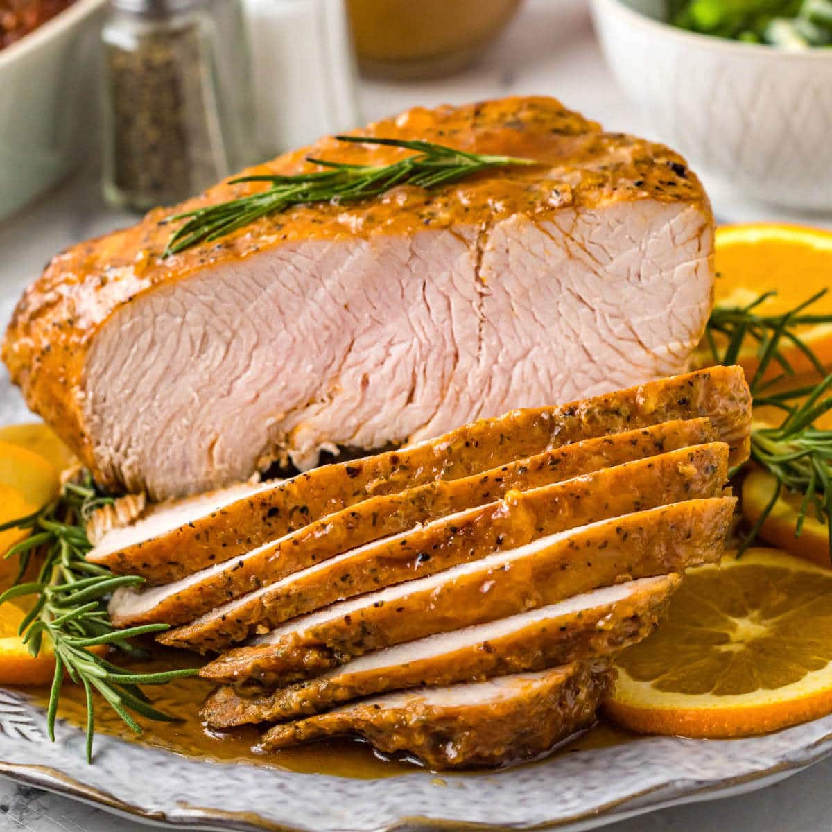 turkey breast in bag in air fryer basket