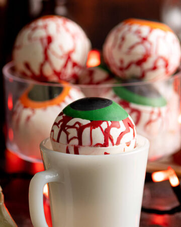 Halloween Eyeball Hot Cocoa Bombs