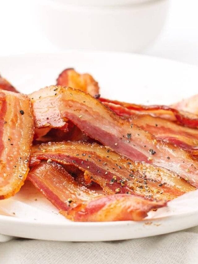 Crispy Air Fryer Bacon Story Simply Happy Foodie