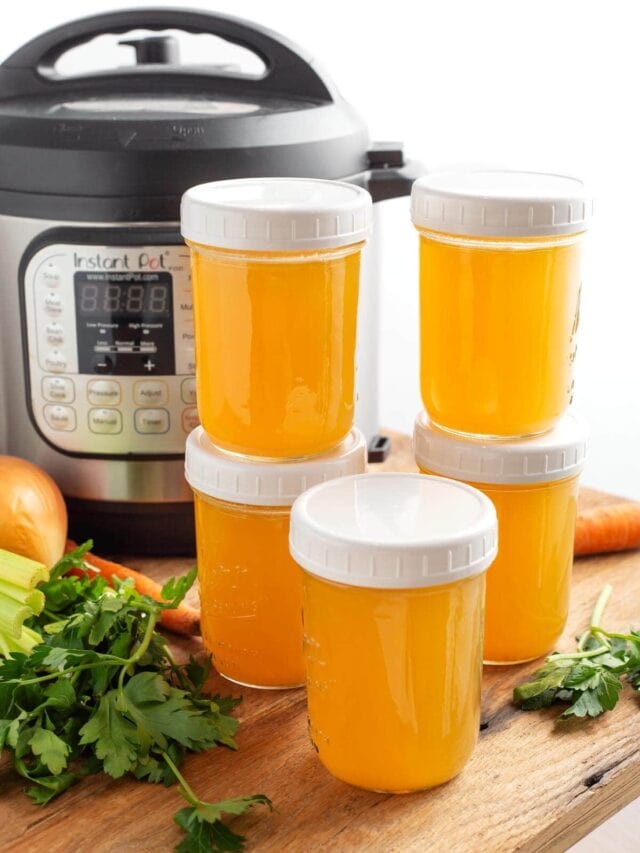 Instant Pot Chicken Broth Story Simply Happy Foodie