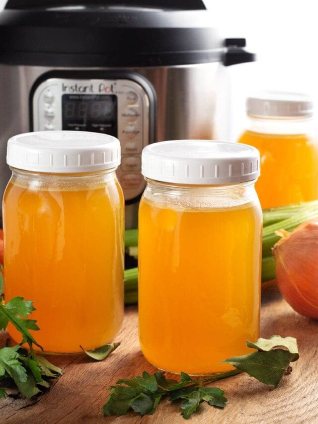Instant Pot Turkey Broth Story Simply Happy Foodie