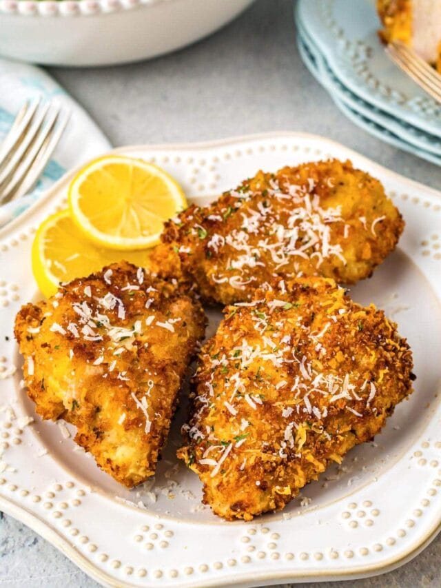 Parmesan Crusted Chicken In the Air Fryer Story Simply Happy Foodie