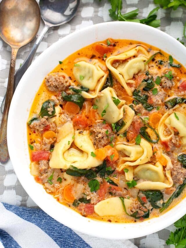 How to Cook Creamy Tortellini Soup in the Instant Pot Story Simply