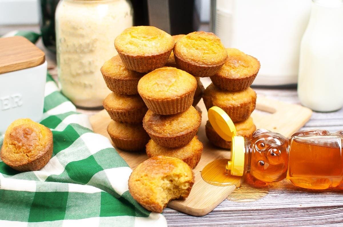 Air Fryer Muffins • The Simple Parent