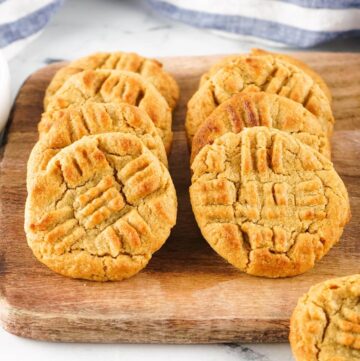 Air Fryer Peanut Butter Cookies