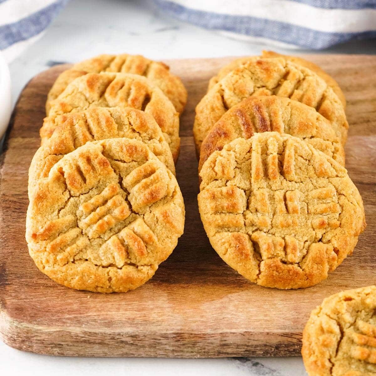 Air Fryer Peanut Butter Cookies