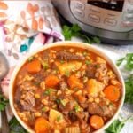 Instant Pot Beef Barley Stew