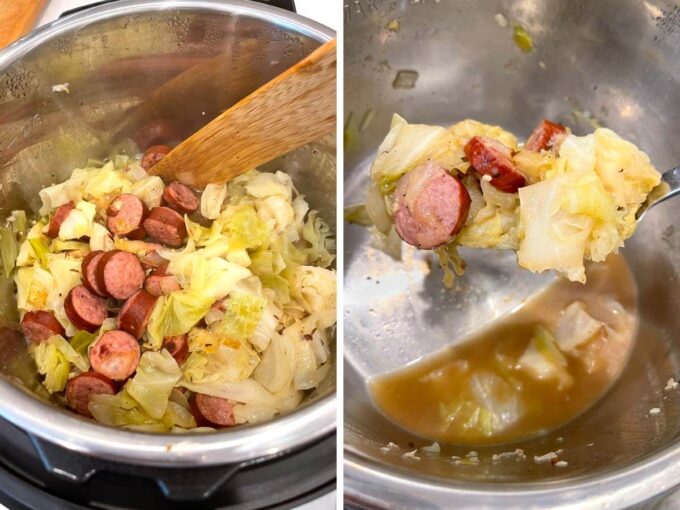 Instant Pot Cabbage and Kielbasa Simply Happy Foodie