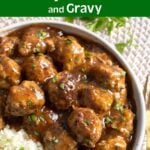 Instant Pot Turkey Meatballs and Gravy