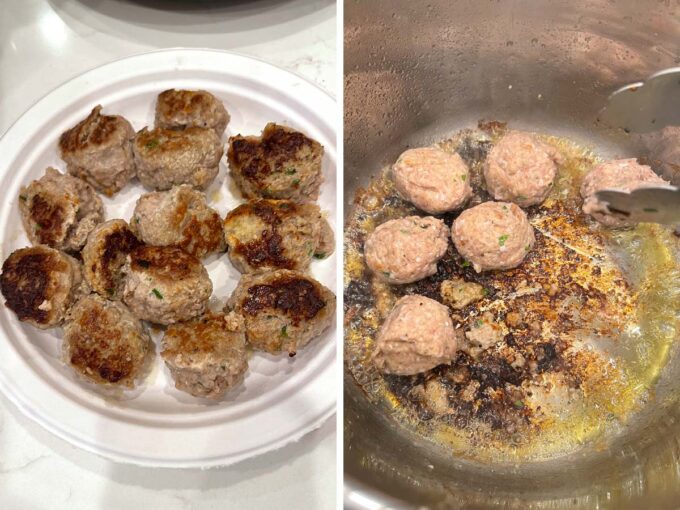 Instant Pot Turkey Meatballs and Gravy Simply Happy Foodie