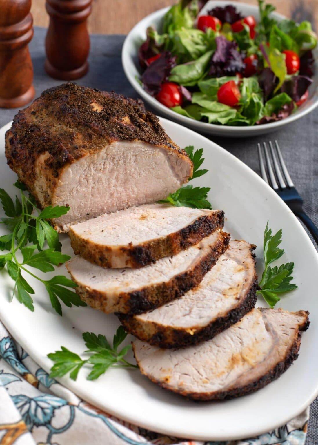 Air Fryer Pork Loin Roast Simply Happy Foodie
