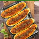 Cheesy Stuffed Zucchini Boats