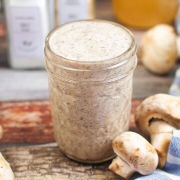Cream of Mushroom Soup in a jar