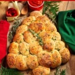 Dinner Roll Christmas Tree Appetizer