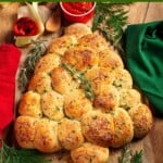 Dinner Roll Christmas Tree Appetizer