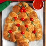 Dinner Roll Christmas Tree Appetizer