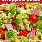 Italian Chopped Salad closeup