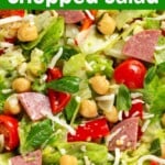 Italian Chopped Salad closeup