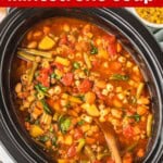Slow Cooker Minestrone Soup